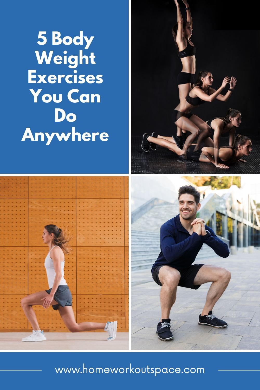 Bodyweight Exercises You Can Do Anywhere