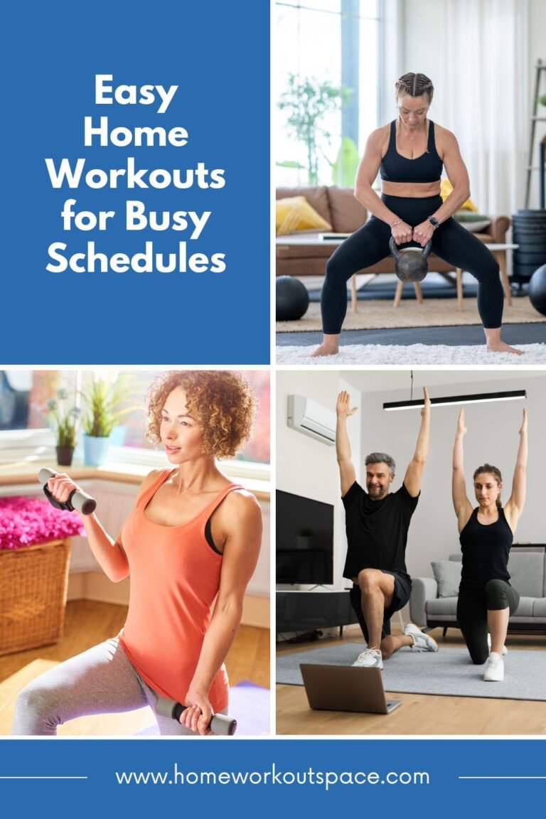 Easy Home Workouts for Busy Schedules (15 Minutes or Less!)