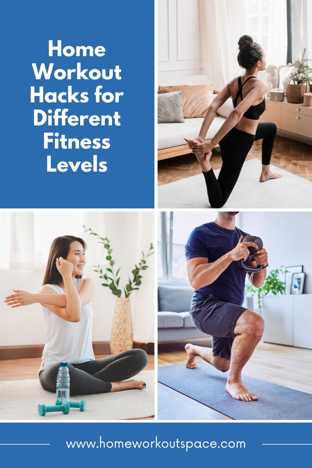Home Workout Hacks for Different Fitness Levels