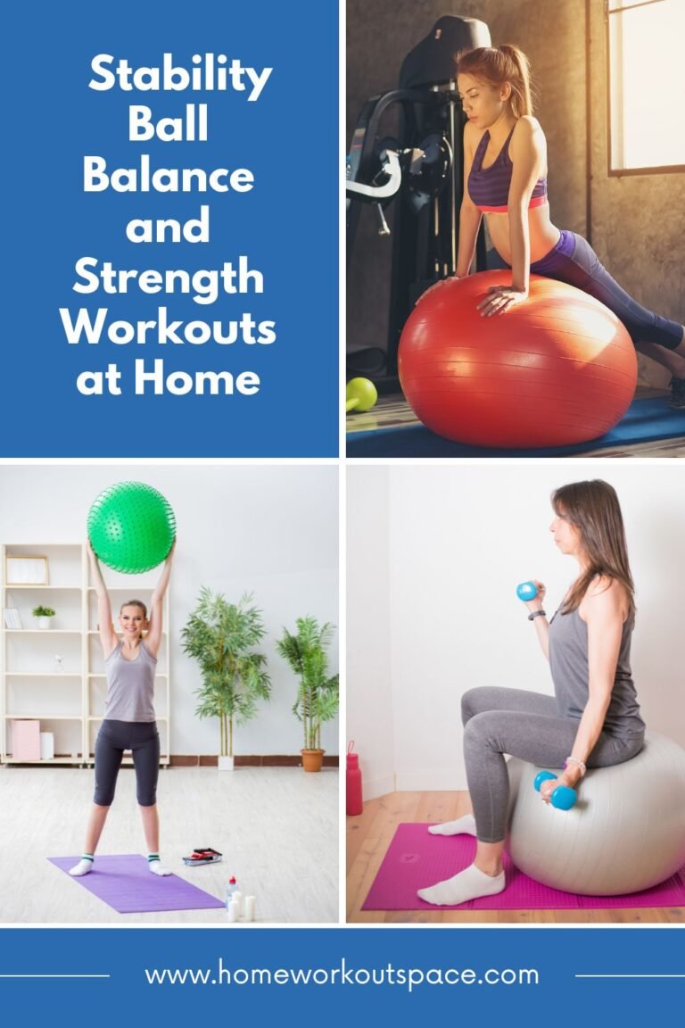 Stability Ball Balance and Strength Workouts at Home